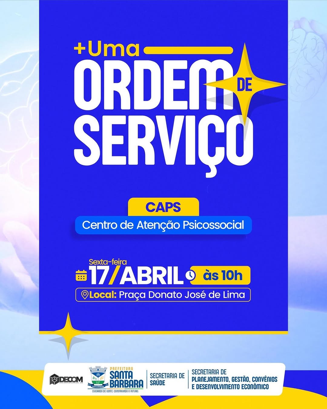 Ordem de serviço que fortalece o cuidado com a saúde mental