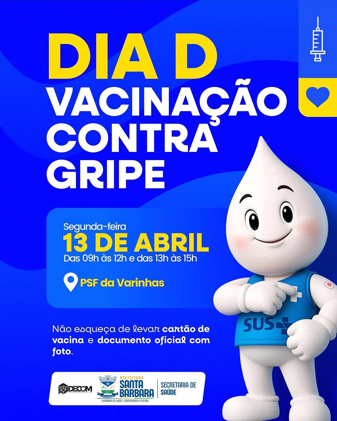 Dia D de Vacinação contra Gripe