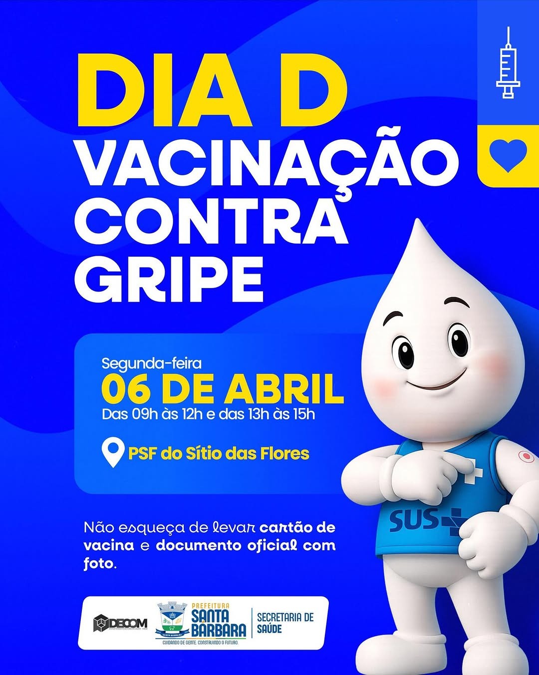 Dia D de Vacinação contra Gripe